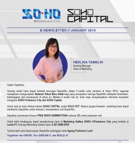 SOHO @Podomoro City & SOHO Capital E-Newsletter Januari-Maret 2019